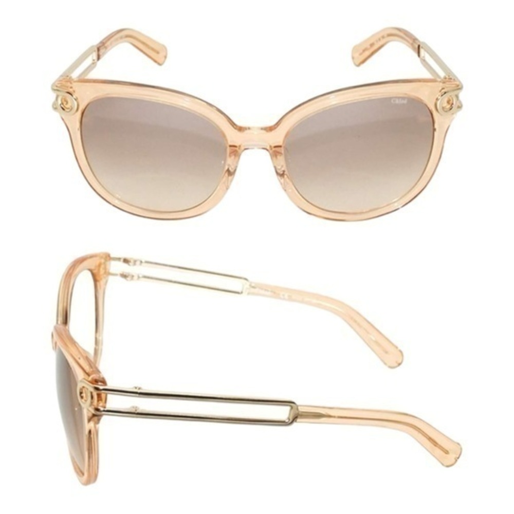 Chloe CE682SA‎ 749 Clear Peach Sunglasses